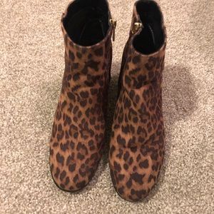 Cheetah Leopard Booties